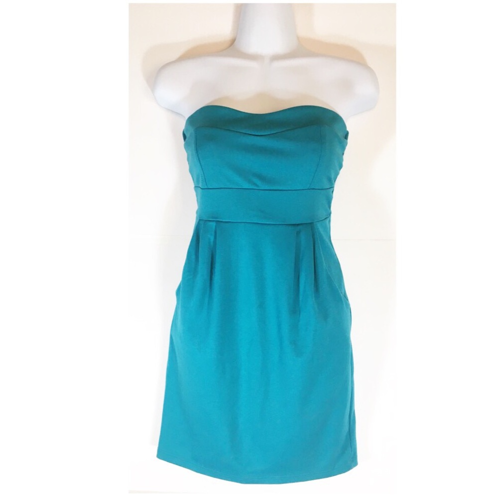 Wet Seal, sz XS, teal dress